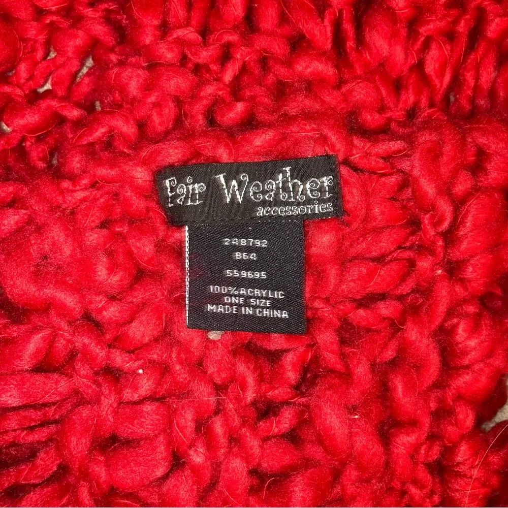 Red Scarf - Picture 2 of 2